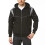 Lee Cooper (L, Black) Lee Cooper Mens Reflective Hooded Jacket 4