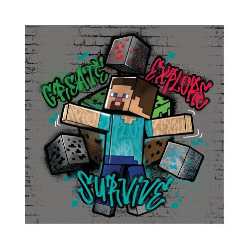 Minecraft Minecraft Survive Canvas Print