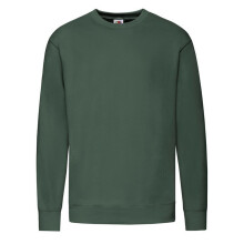 (M, Bottle Green) Fruit of the Loom Mens Lightweight Set-in Sweatshirt