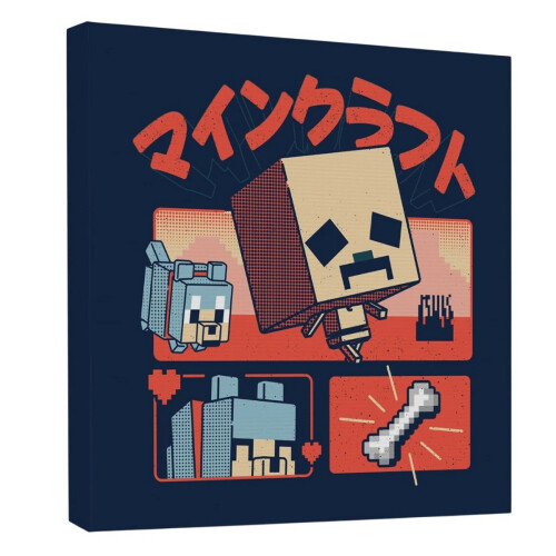 Minecraft Minecraft Chibi Canvas Print 1