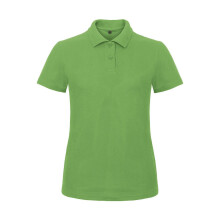 (XXL, Real Green) B&C Womens/Ladies ID.001 Pique Polo Shirt