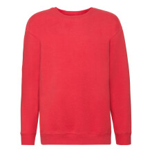 (9-11 Years, Red) Fruit of the Loom Childrens/Kids Premium Set-in Sweatshirt