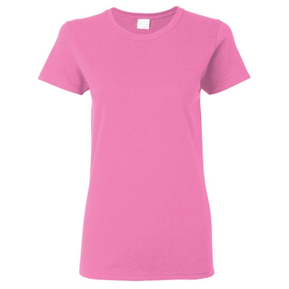Gildan Ladies/Womens Heavy Cotton Missy Fit Short Sleeve T-Shirt Multicoloured