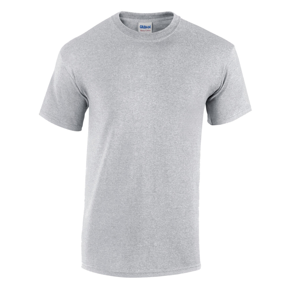 Gildan (3Xl, Sports Grey) Mens Heavyweight T-Shirt