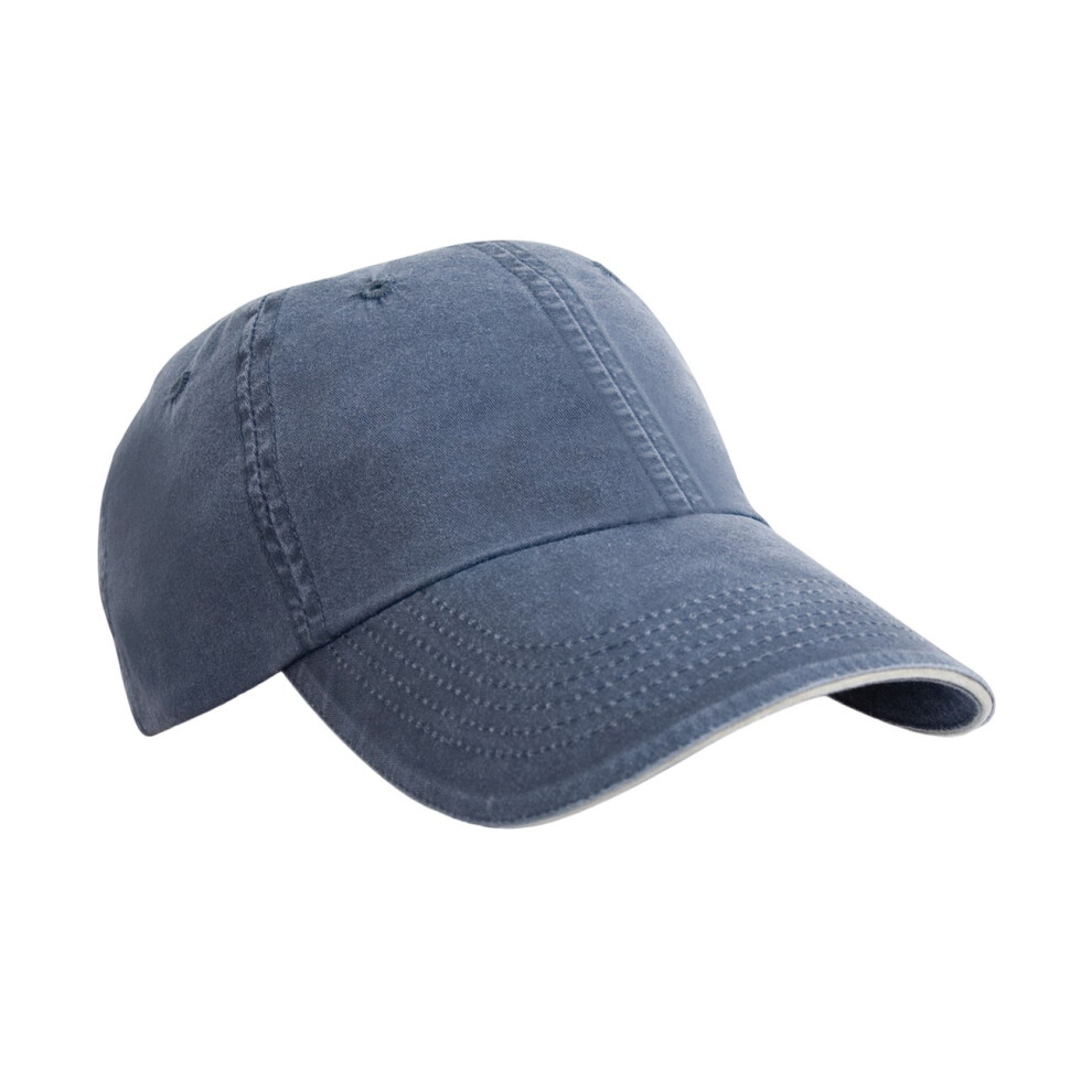 Result (One Size, Navy) Washed Baseball Cap