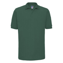 (4XL, Bottle Green) Russell Mens Ripple Collar & Cuff Short Sleeve Polo Shirt