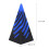 Impossible Cone: PLA azul-negro, 5,5x11 cm 2