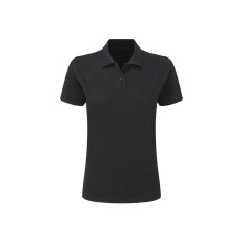 (L, Black) SG Ladies/Womens Polycotton Short Sleeve Polo Shirt