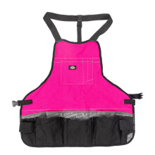 Dickies 16-Pocket Workshop Bib Apron, Duurzame Canvas Constructie, Versterkte Randen, Verstelbare Riem, Roze (57146)
