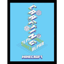 Minecraft Alpha Framed Poster