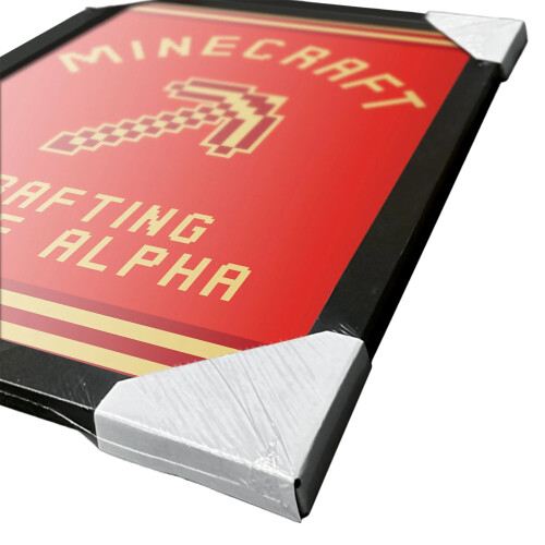Minecraft Minecraft Crafting Since Alpha Framed Poster 1