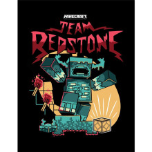 Minecraft Team Redstone Printed Framed Poster