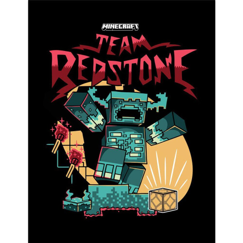 Minecraft Minecraft Team Redstone Printed Framed Poster