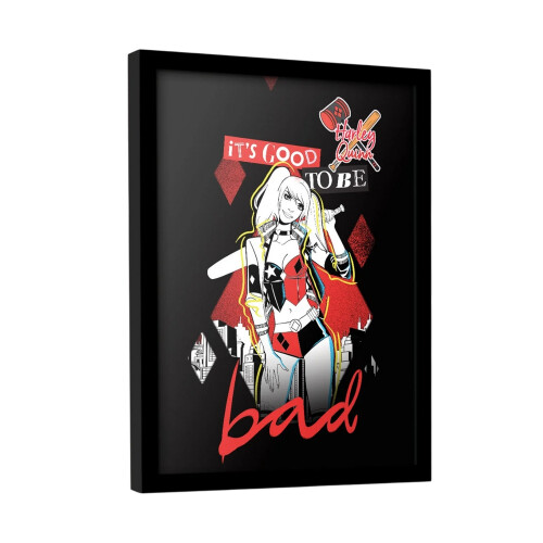 Batman Batman Harley Quinn Bad Framed Poster 1