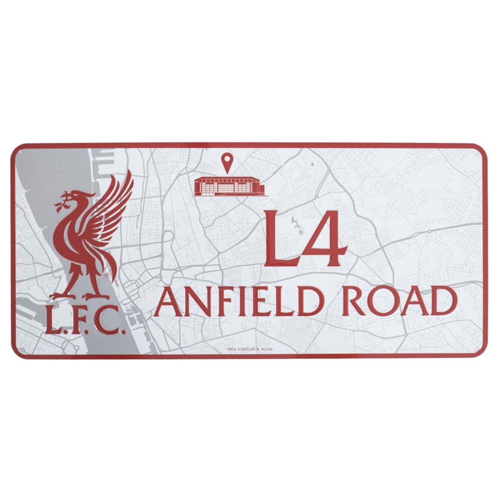 Liverpool Fc Route To Anfield Road Crest Plaque