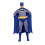 Batman (M, Blue/Grey) Batman Mens Logo Costume 1