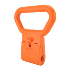 Tragbarer verstellbarer Kettlebell-Griff Orange für Indoor- und Outdoor-Fitnessstudio