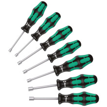 Wera 05345230001 395 Holo/7 Sw 3/16" - 1/2" Set di Cacciaviti