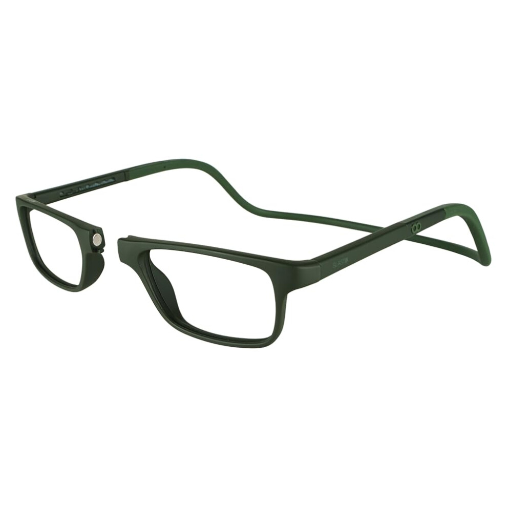 Clic Green Magnetic Reading Glasses For Men Or Women, Soft Foldable Band, Computer Readers, Nashi (S-Xl, 1.50 Magnification)