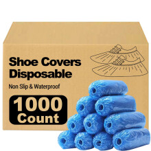 Amedall 1000 Pièces(500 Paires) Couvre-chaussures Jetables, Imperméables, Antidérapants