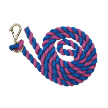 (One Size, Blue/Pink) Shires Two Tone Horse Lead Rope