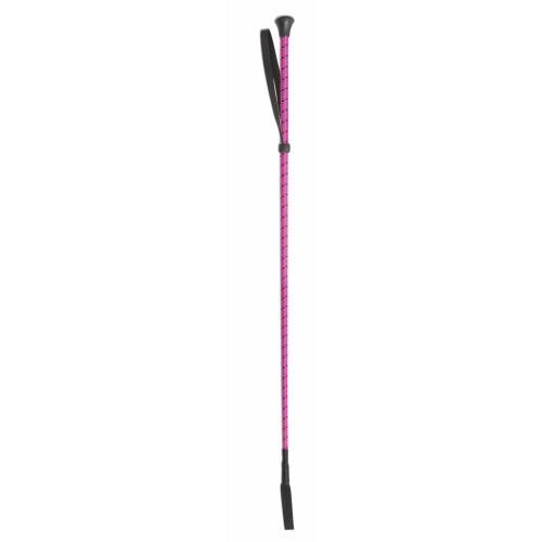 (26in, Raspberry) Shires Thread Stem Horse Riding Whip 1