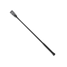 (21in, Black) Shires Threaded Leather Horse Riding Whip