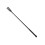 (21in, Black) Shires Threaded Leather Horse Riding Whip 1