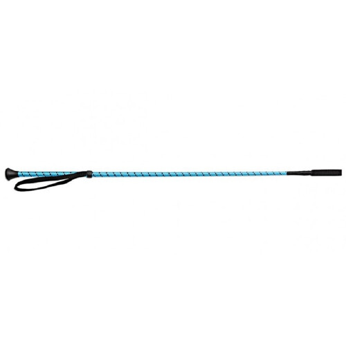 (26in, Bright Blue) Shires Thread Stem Horse Riding Whip