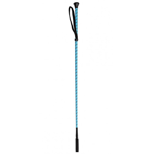 (26in, Bright Blue) Shires Thread Stem Horse Riding Whip 1