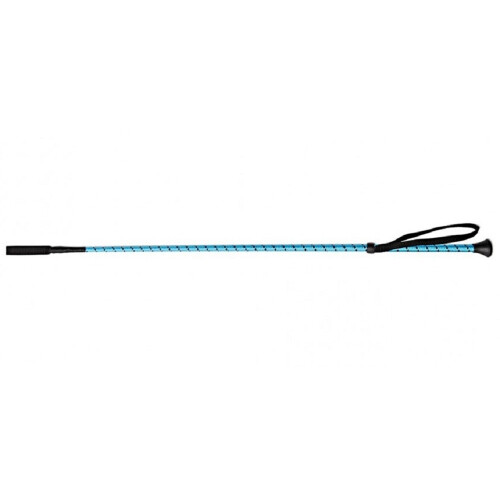 (26in, Bright Blue) Shires Thread Stem Horse Riding Whip 2