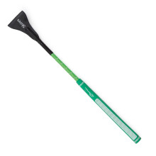 (17in, Green) Shires Rainbow Horse Jumping Whip