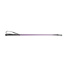 (24in, Purple) Shires Childrens/Kids Thread Stem Leather Horse Riding Whip