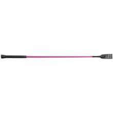 (26.5in, Raspberry) Shires Plain Leather Horse Dressage Whip
