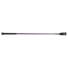 (26.5in, Purple) Shires Plain Leather Horse Dressage Whip