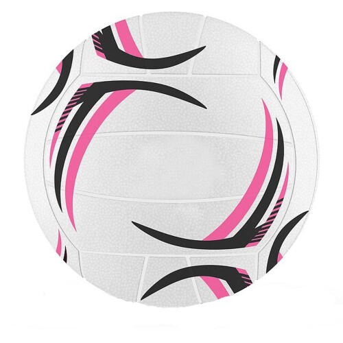 (5, White/Pink/Black) Rhino Thunder Netball 2