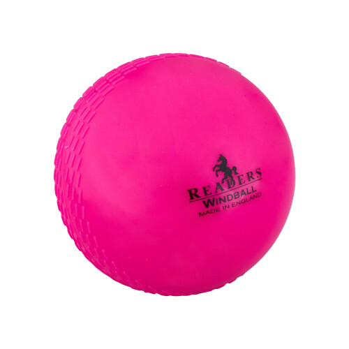 Readers (One Size, Pink) Readers Windball Cricket Ball