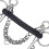 (5in, Black/Silver) Shires Hard Rubber Horse Pelham Bit 2