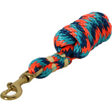 (1.8m, Orange/Navy/Turquoise) Shires Topaz Horse Lead Rope