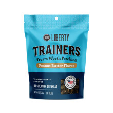 BIXBI Liberty Trainers, Pindakaas - Kleine Training Snacks voor Honden - Laag in Calorieën, Natuurlijke, Graanvrije Snacks