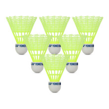 (One Size, Yellow) Yonex Mavis 10 Shuttlecock (Pack of 6)