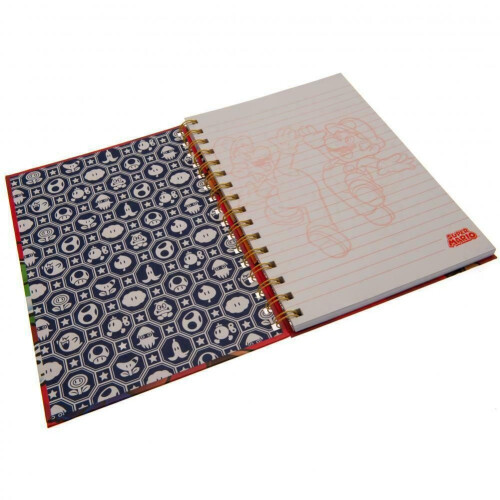 Super Mario Super Mario Run A5 Wirebound Notebook 2