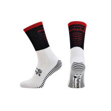(3-5 Years, Black/Red) Murphys Childrens/Kids Pro GAA Gripped Mid Calf Socks