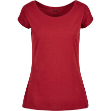 Build Your Brand Womens/Ladies Wide Neck T-Shirt
