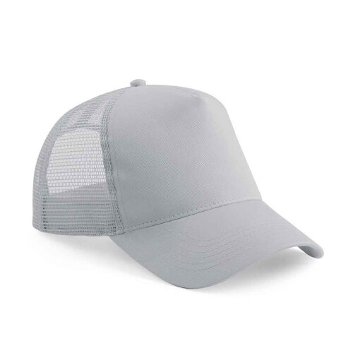 (One Size, Light Grey) Beechfield Childrens/Kids Trucker Cap
