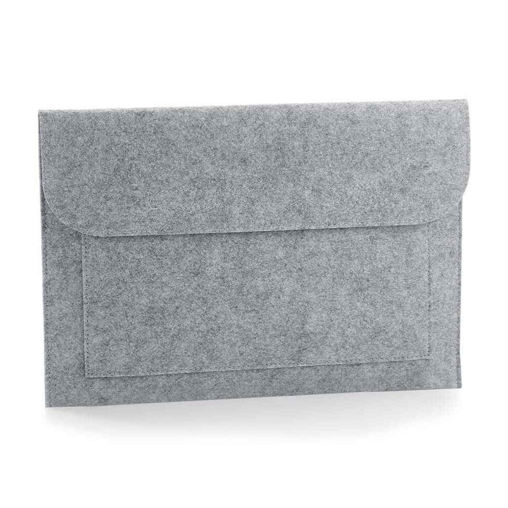 Bagbase (One Size, Grey Melange) Felt Laptop Sleeve