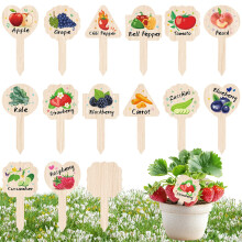 JUYRLE Gemüse Pflanzenetiketten - 15PACK Gartenmarkierer, wasserdichte Etiketten für Obstpflanzen
