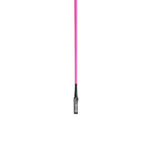 (26in, Raspberry) Shires Threaded Leather Horse Riding Whip 2