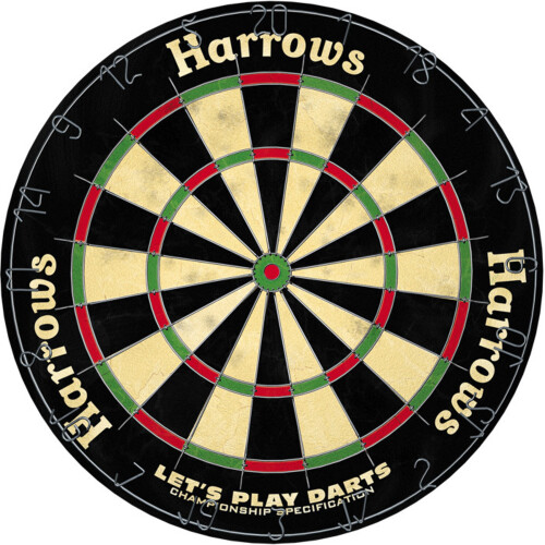 Harrows Lets Play Bristle Dartboard Set