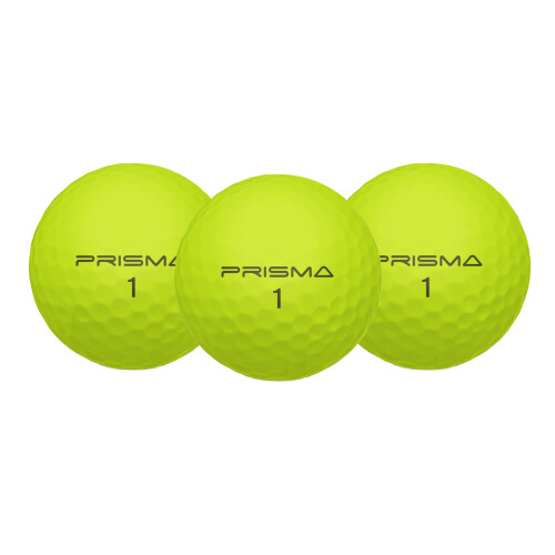 Masters (One Size, Yellow) Masters Prisma Titanium Golf Balls (Pack Of 12) 1